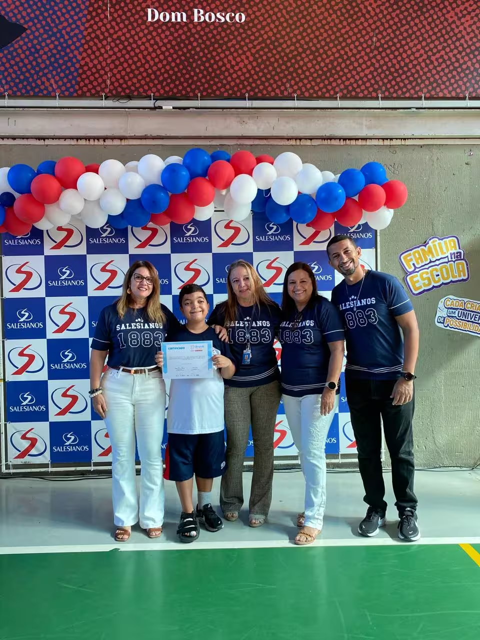 Premiação da Olimpíada OBMEP Mirim no Colégio Salesiano Região Oceânica